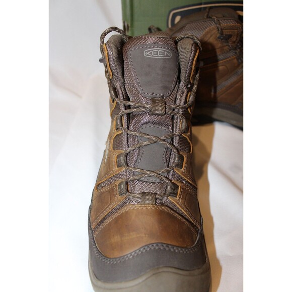 Keen Men's Circadia Mid Waterproof Hiking Boots Bison Black NIB SZ 10 - Picture 5 of 6